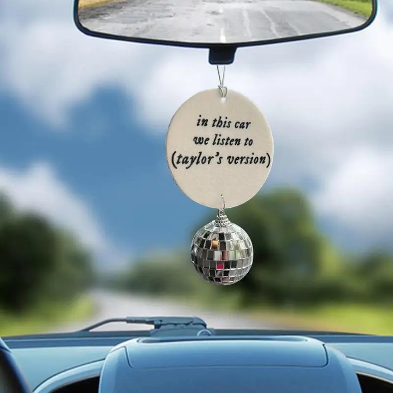 

Taylor Swift Car Air Freshener Swiftie Fan Decor Christmas Tree Pendant Gifts For Swifties Christmas Pendant Gifts Car Rearview