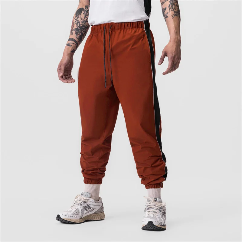 

Spring Autumn Ropa Hombre Men Polyester Quick Dry Casual Sport Pants Zipper Pockets Joggers Tactical Fitness Trousers Sweatpants