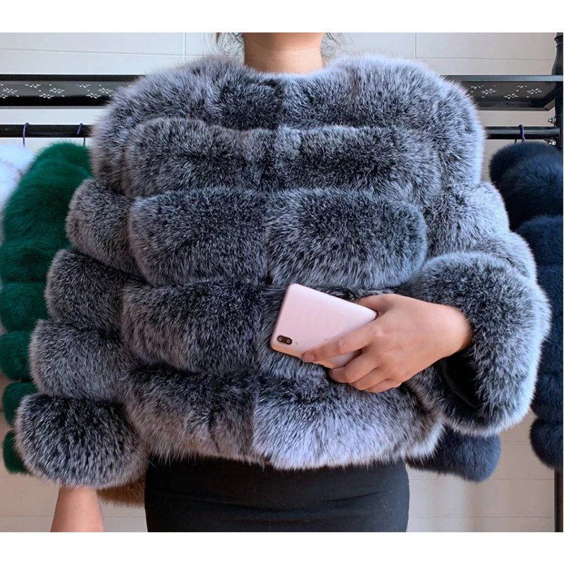 Mink Coats Women Autumn Winter Fluffy Gray Faux Fur Coat Women Elegant Thick Warm Faux Fur Jackets for Women 2023 Fur Tops