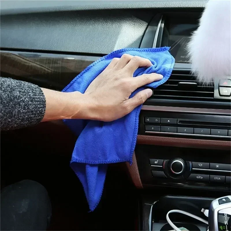 Microfiber Towels 1-20Pcs Car Wash Drying Cloth Household Cleaning Cloths Auto Detailing Polishing Rag Home Clean Tools