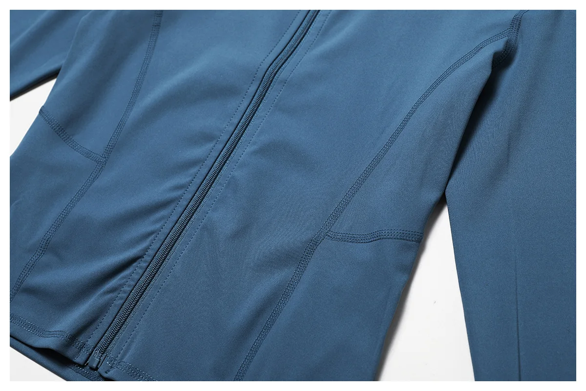 Zipper Sports Top Women Gym Long Sleeve for Fitness Coat Running Women Clothing Running Workout Tights Gym Tops Yoga Shirts