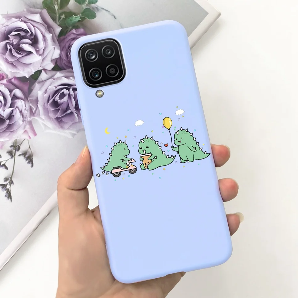NEW Design For Samsung Galaxy A12 Case Silicone TPU Back Cover For Samsung A12 M12 F12 Galaxy M12 India  Funda Couqe Bumper