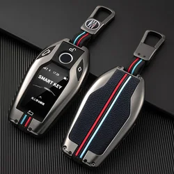 For BMW 5 7 series G11 G12 G30 G31 G32 i8 I12 I15 G01 X3 G02 X4 G05 X5 G07 X7 Car Fully Key Case LED Display Key Cover Case