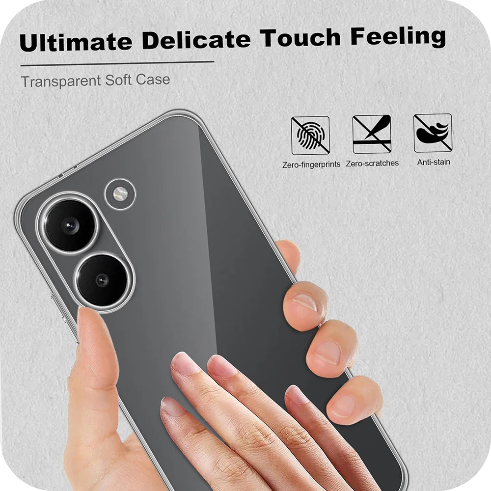 Ultra Thin Silicone Soft Case - Clear Transparent Shockproof Cover
