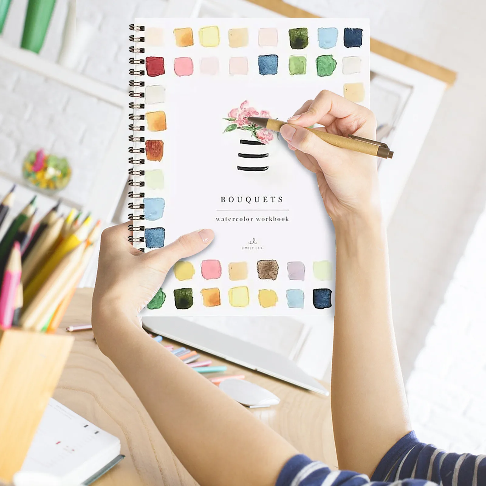 Watercolor Workbooks Beginner Friendly Birds Coloring Book Art Crafts Painting Supplies Water Color Book For Kids Adult Painting 3