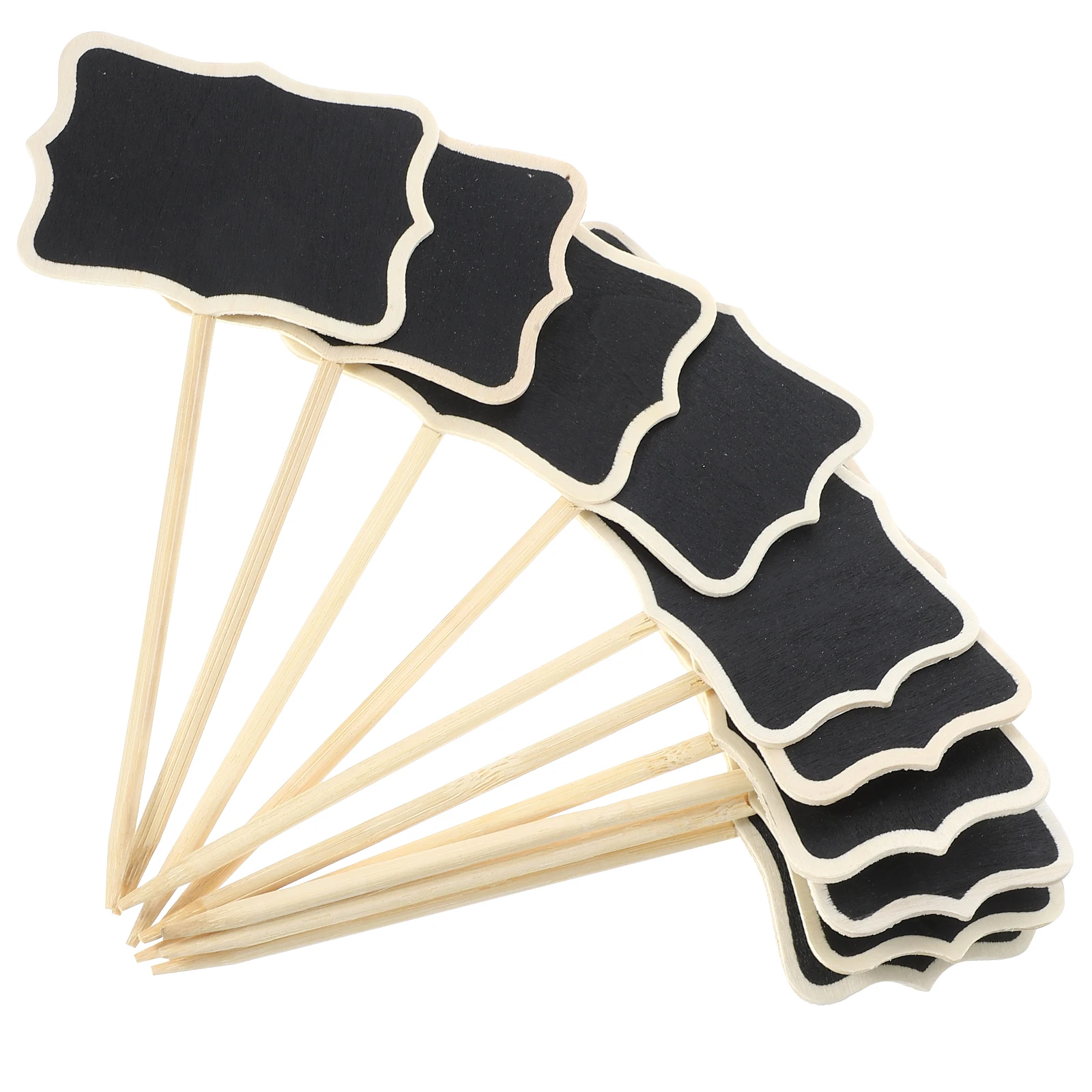 10Pcs Mini Wooden Chalkboard Wedding Blackboards Message Sign Food et Labels for Wedding Birthday Party Table Place Card NEW