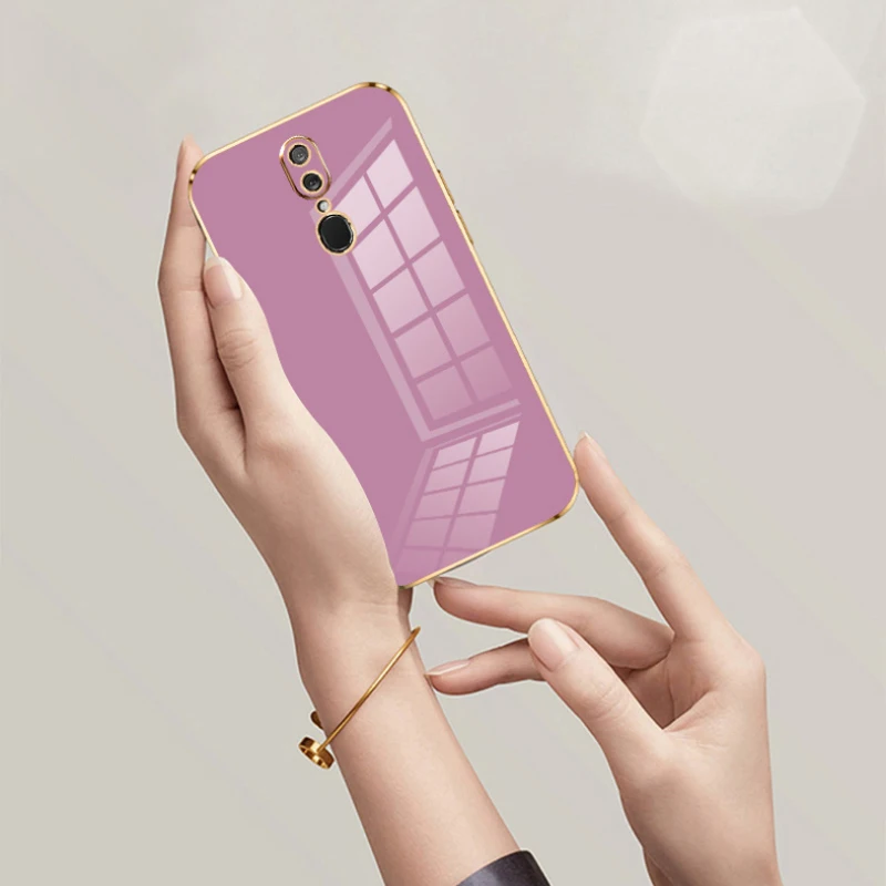 Luxury Square Plating Shockproof Back Cover
