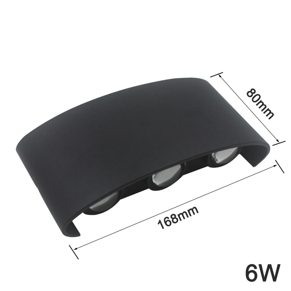 6/8 Head Arc LED Atmosphere Wall Light Tuya App Dimmable Bedside Lamp Gate Garden Corridor Lamp Support APP RGB Decor Lighting