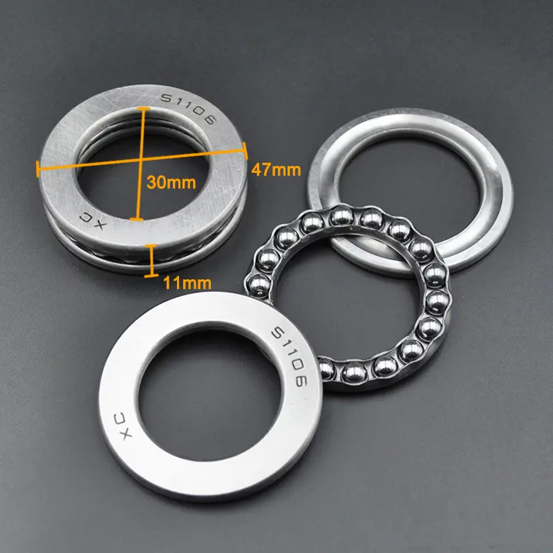 2pcs high quality plane thrust bearing 51100 51101 51102 51103 51104 51105 51106 51107 51108 51109 51110 Axial Ball Bearings image 7