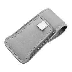 Magnetic Car Visor Multi - Function Glasses & Ticket Holder (Grey)