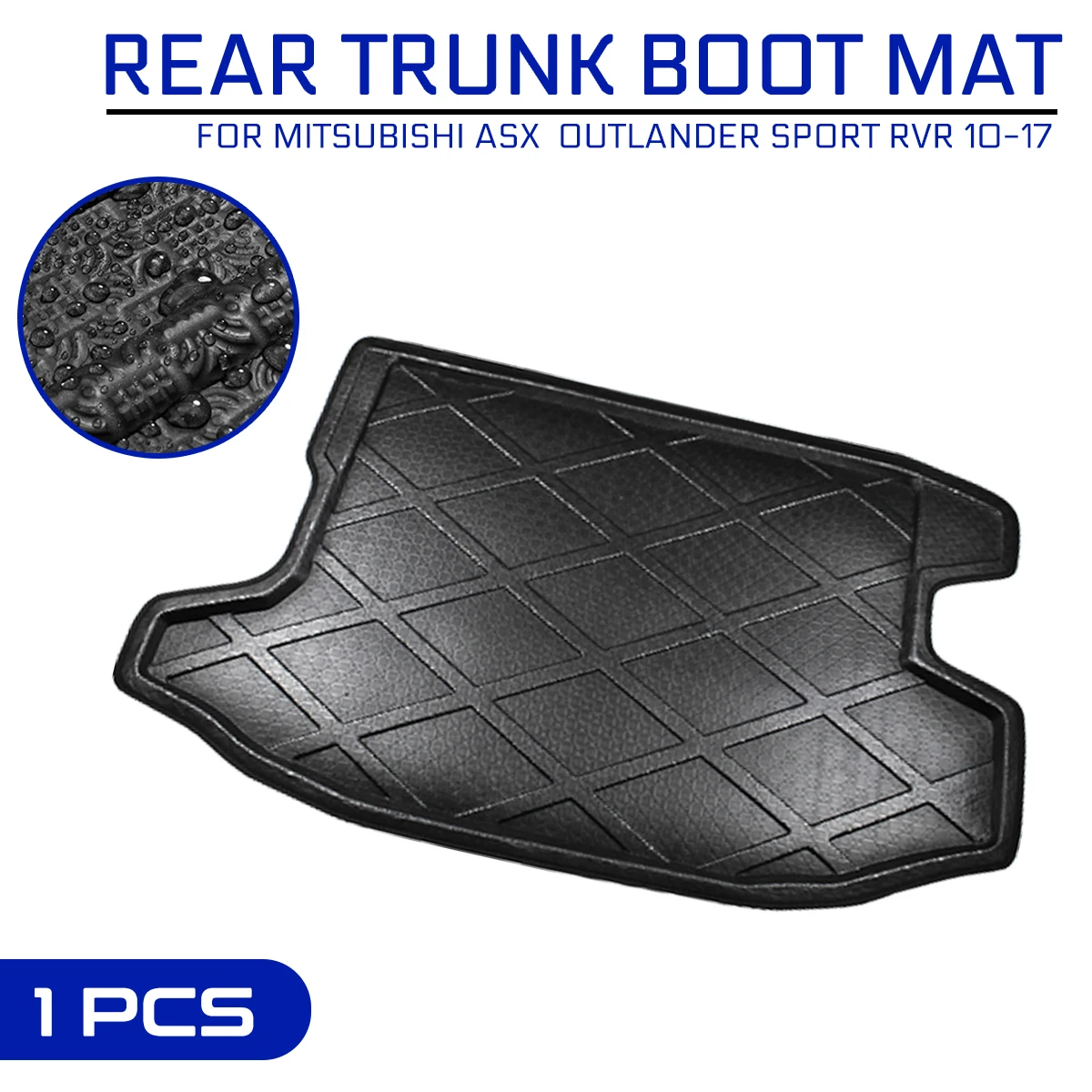 Car Floor Mat Carpet Rear Trunk Anti mud Cover For Mitsubishi ASX