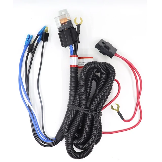 12V Electric Snail Horn Kit with Relay Harness & Button Car Horns