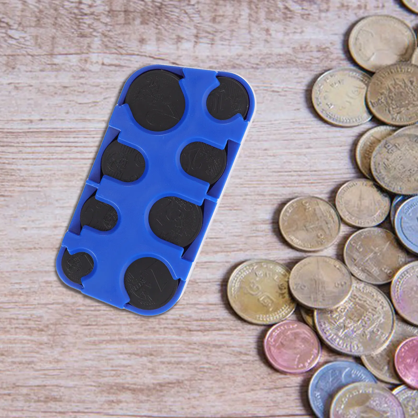 휴대용 동전 보관함 대용량 방수 정리함 자동차 및 가정용 소형 동전 진열 케이스