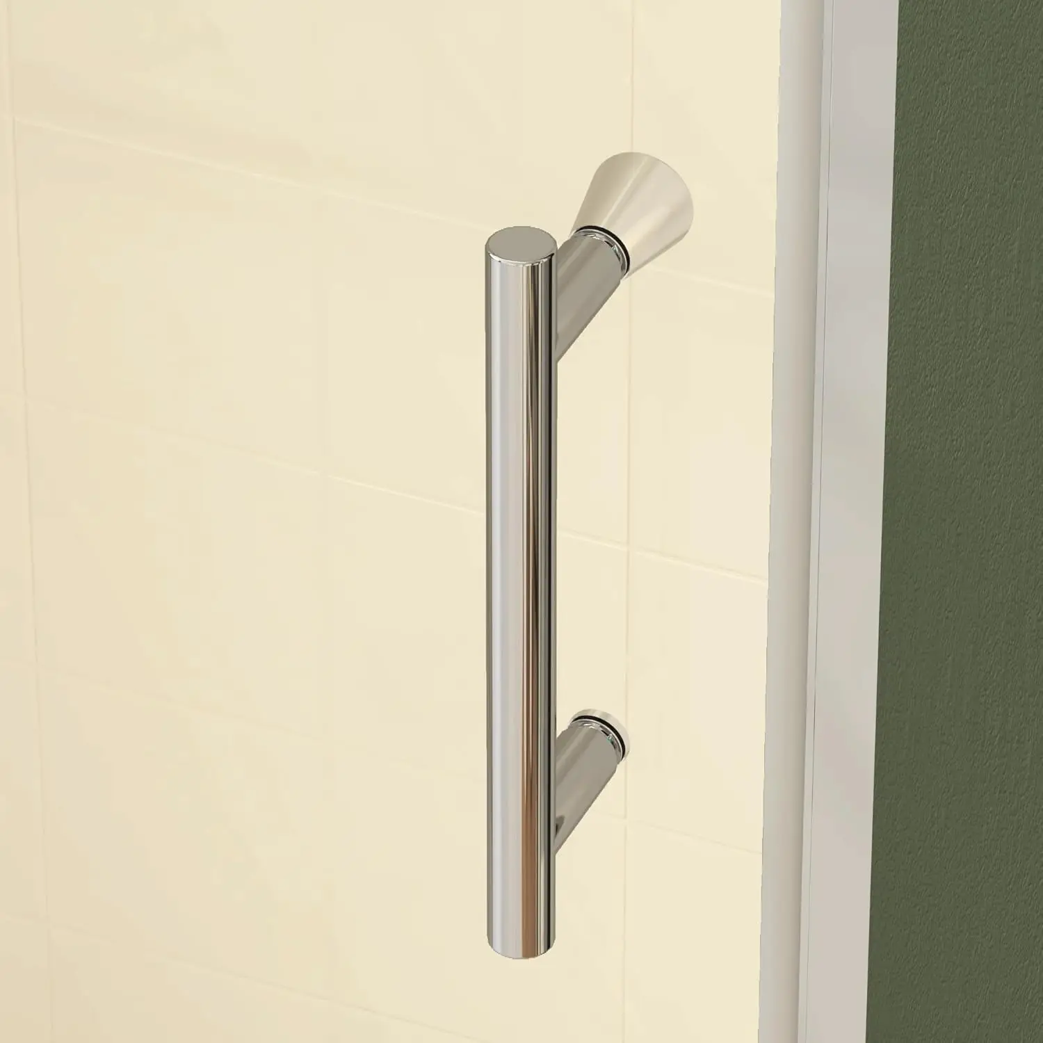 38-42"" W X 71"" H Piovt Swing Glass Shower Door,Pivot Frame Sliding Shower Door With 1/4""(6Mm) Clear Sgcc Tempered 6