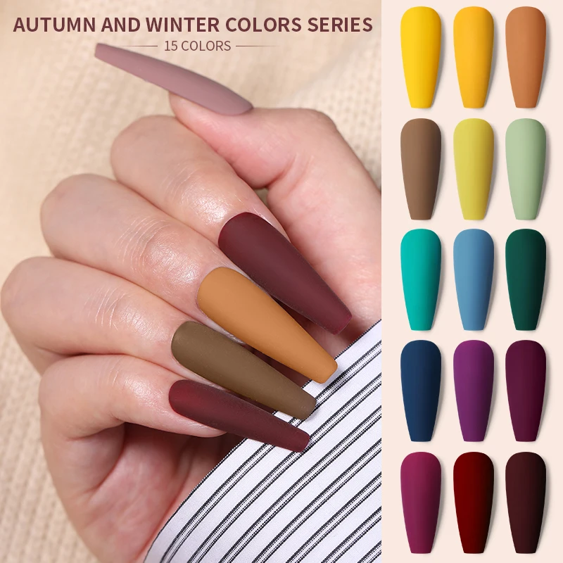 BORN PRETTY 10ML Nail Gel Polish All For Manicure Semi Permanent Varnishes Soak Off Gel UV LED Base Super Top Matte Coat Gel - Image 3