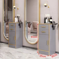 Factory Wholesale European Style Metal Frame Hair Layer Cart Beauty Barber Salon Trolley 2