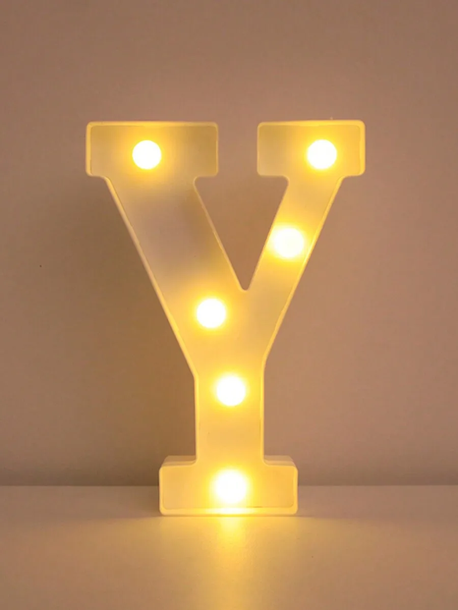 ตัวเลือกสินค้า ตัวอักษร LED ตกแต่งบ้าน 21.8 ซม.