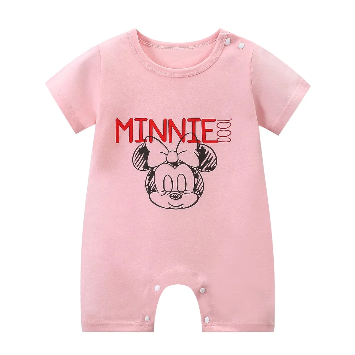 Brand Disney Baby Striped Romper Causal Kids Jumpsuits Baby Boys Girls Romper Sleepwear New Born Infant Girl Clothes 3mto 24m