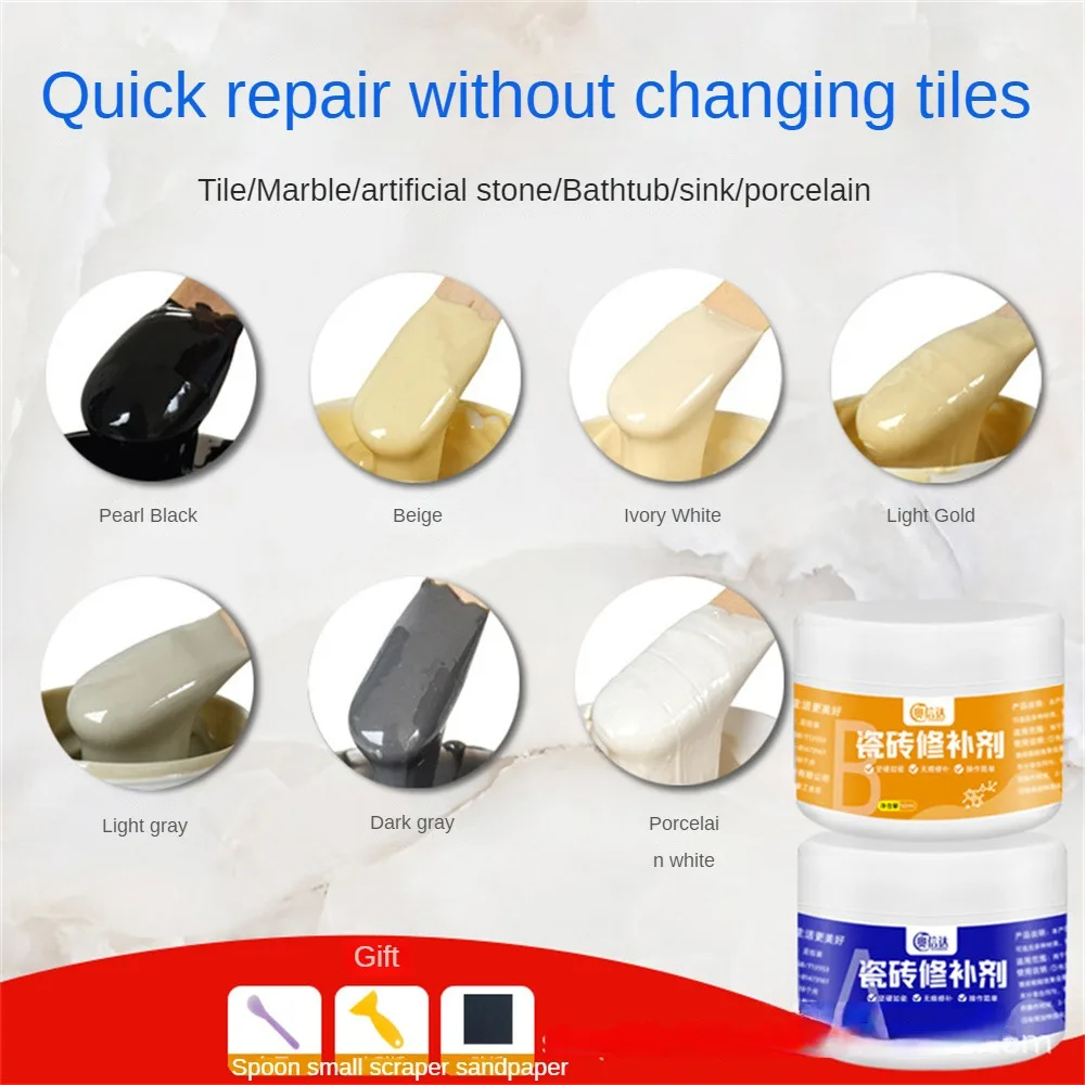 Pasta Vitrificada do Reparo Impermeável Mouldproof Agregado Familiar Cerâmico Colagem Assoalho Creme Fontes