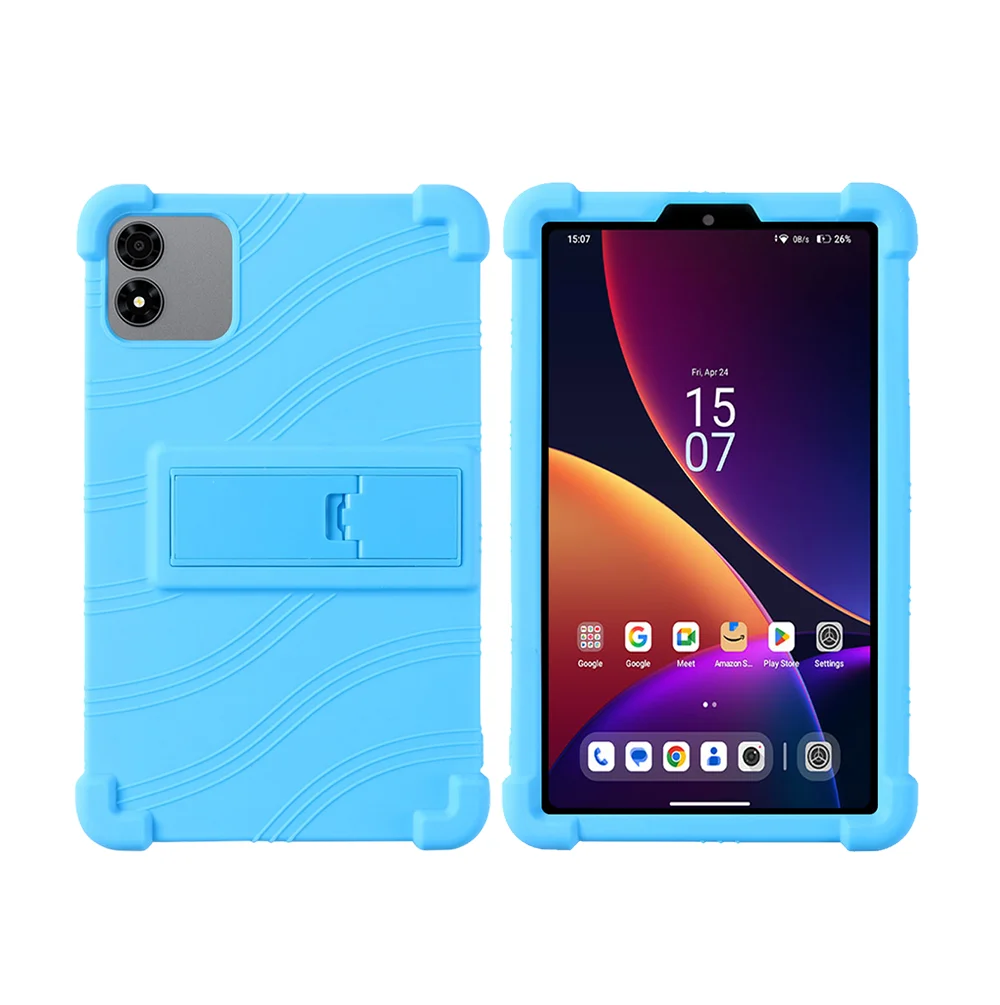 Children's Soft Silicone Adjustable Stand Tablet Case - 8.4 Inch