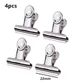 4pcs Platinum -22mm