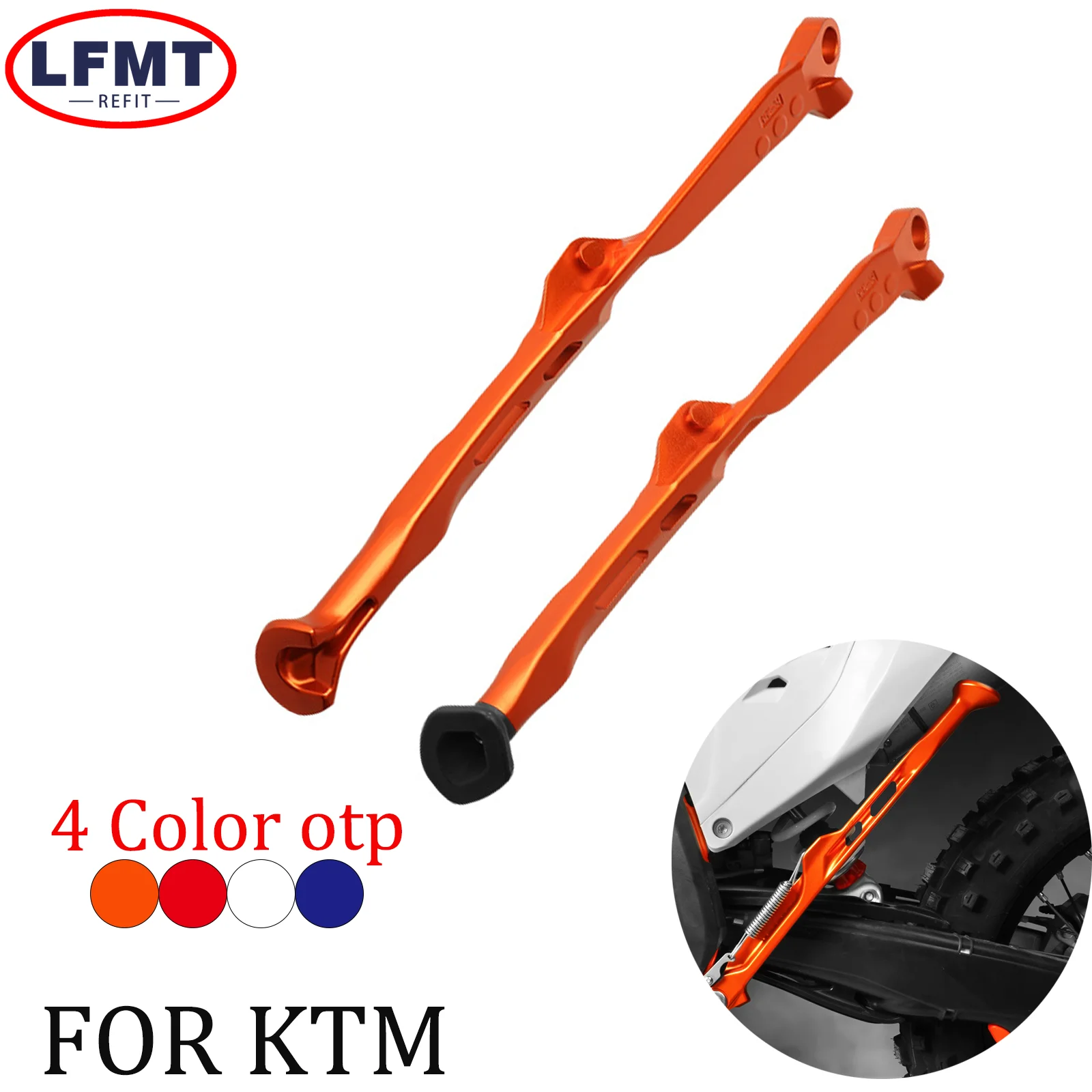 

CNC Kickstand Side Stand Spring Kit For HUSQVARNA TE TX FX FE For GASGAS EX EC EW For KTM XC EXC EXCF XCF Motorcycle Accessories