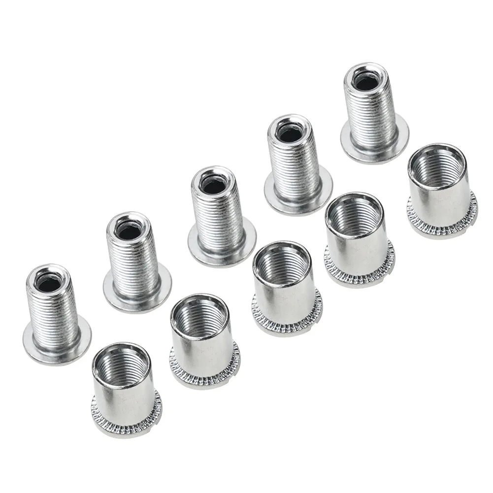 

Silver Chainring Screws Single Stainless Steel Triple Bolts 5Pcs Double New Nice Portable Pratical High Quality