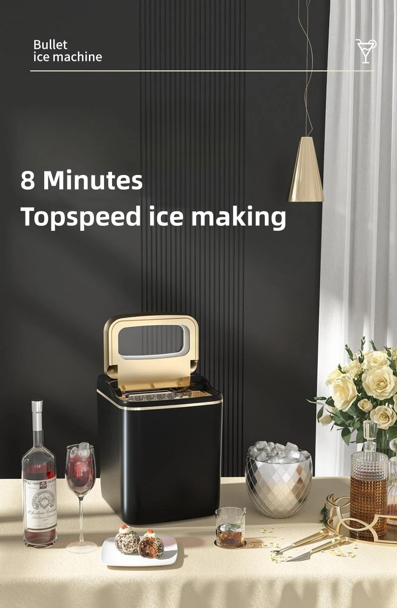 YYHC- Mini Automatic Portable 15KG Ice Making Machine