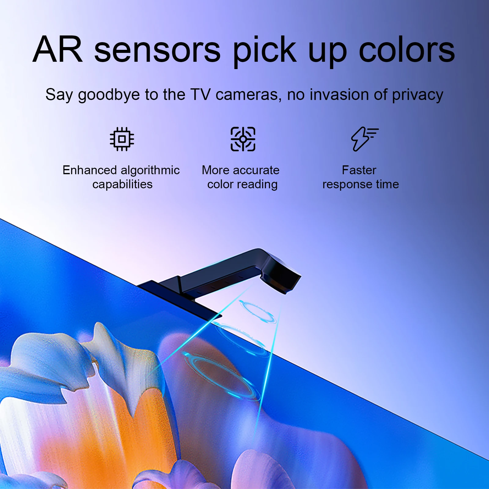 Immersion TV 3M LED BacklightsTV color picking device for 40-55 inch TV and PC Bluetooth app control RGB Synchronization Ambient