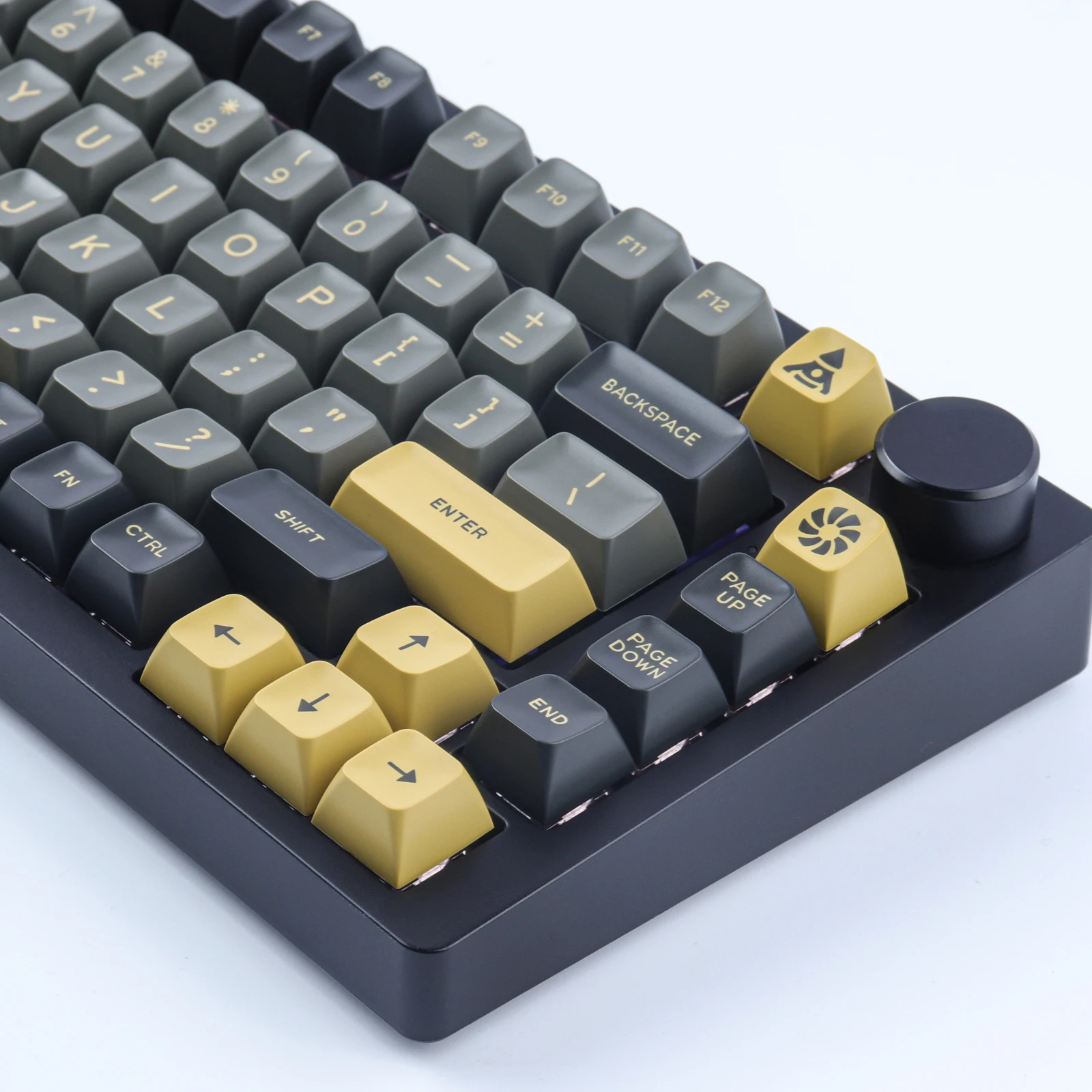 Chaves Duplo Tiro Preto Shimmer Abs Keycap SA Perfil 6.25u 7u Barra de Espaço Iso Entrar Chave para Faça Você Mesmo Teclados Mecânicos Gmmk Pro 172 - Imagem 5