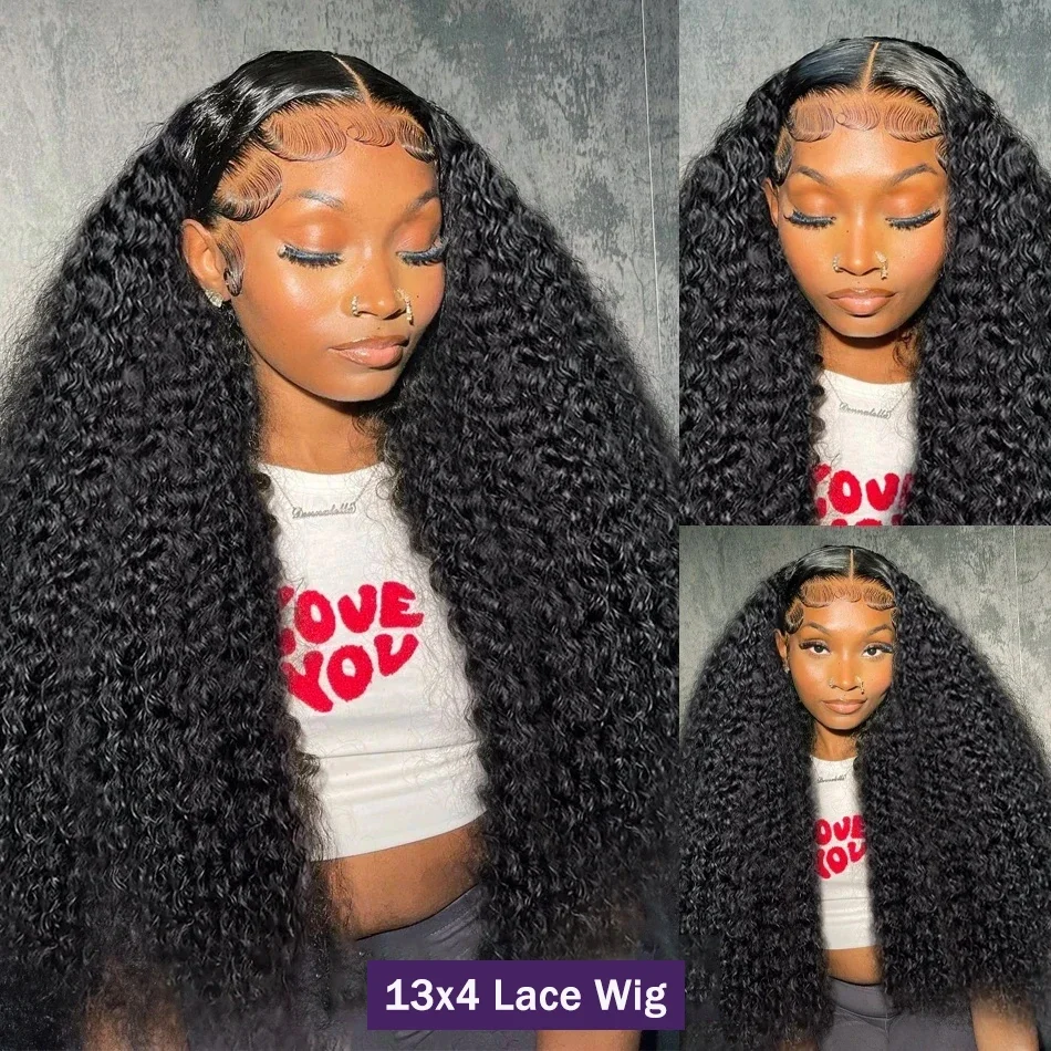 

13x4 Peruvian Deep Wave Lace Frontal Wig 28 30 Inch Human Hair Wigs For Women Water Wave Lace Front Wig On Sale