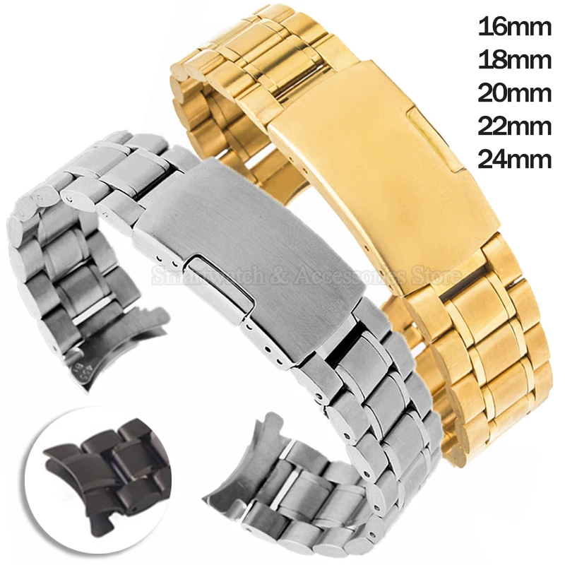 Bargain High Quality Yellow Gold 18 mm Watch Band 123.55.24.60.55.004_K0018083 main image 1