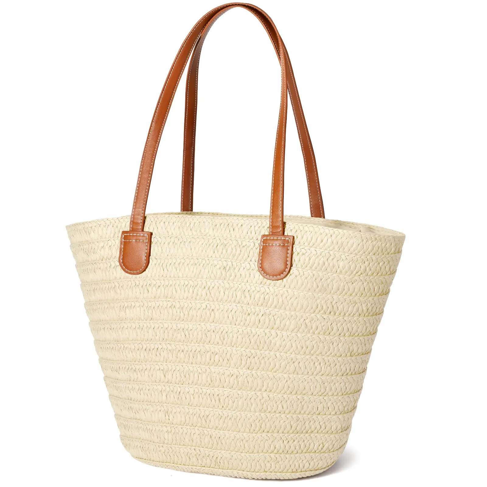 Spring NEW Straw Bag Womens Straw Beach Bag Crossbody Shoulder Bags Vacation Purse Straw Purse for Summer