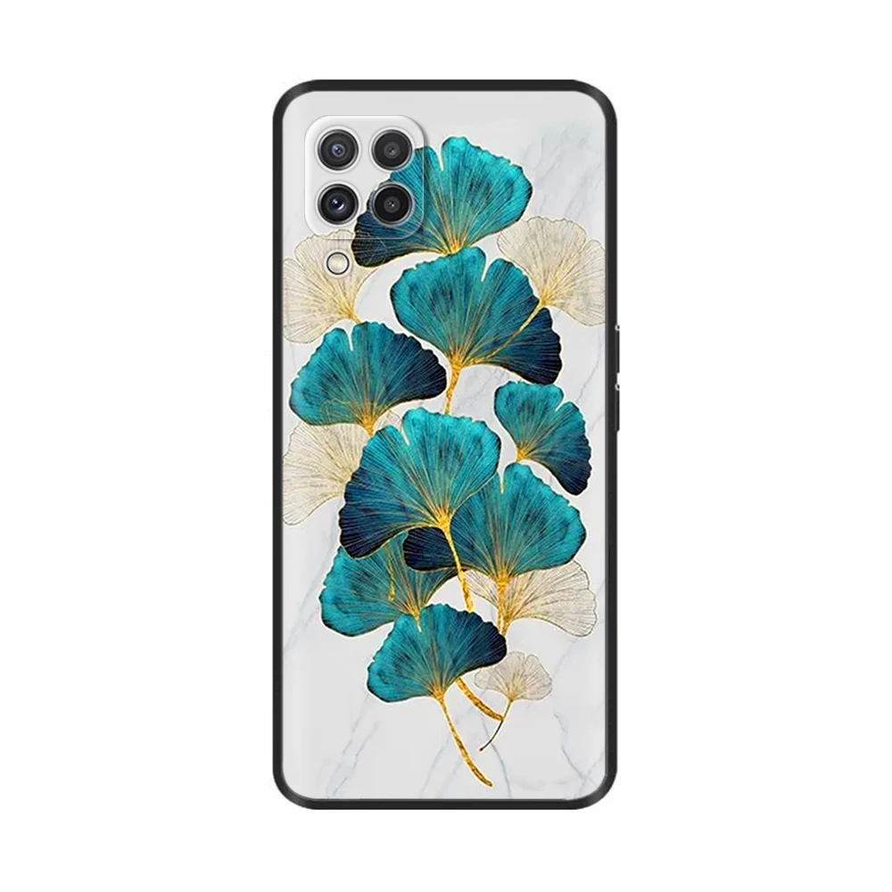 Floral Painted Silicone Protective Case - Elegant Bumper Cover