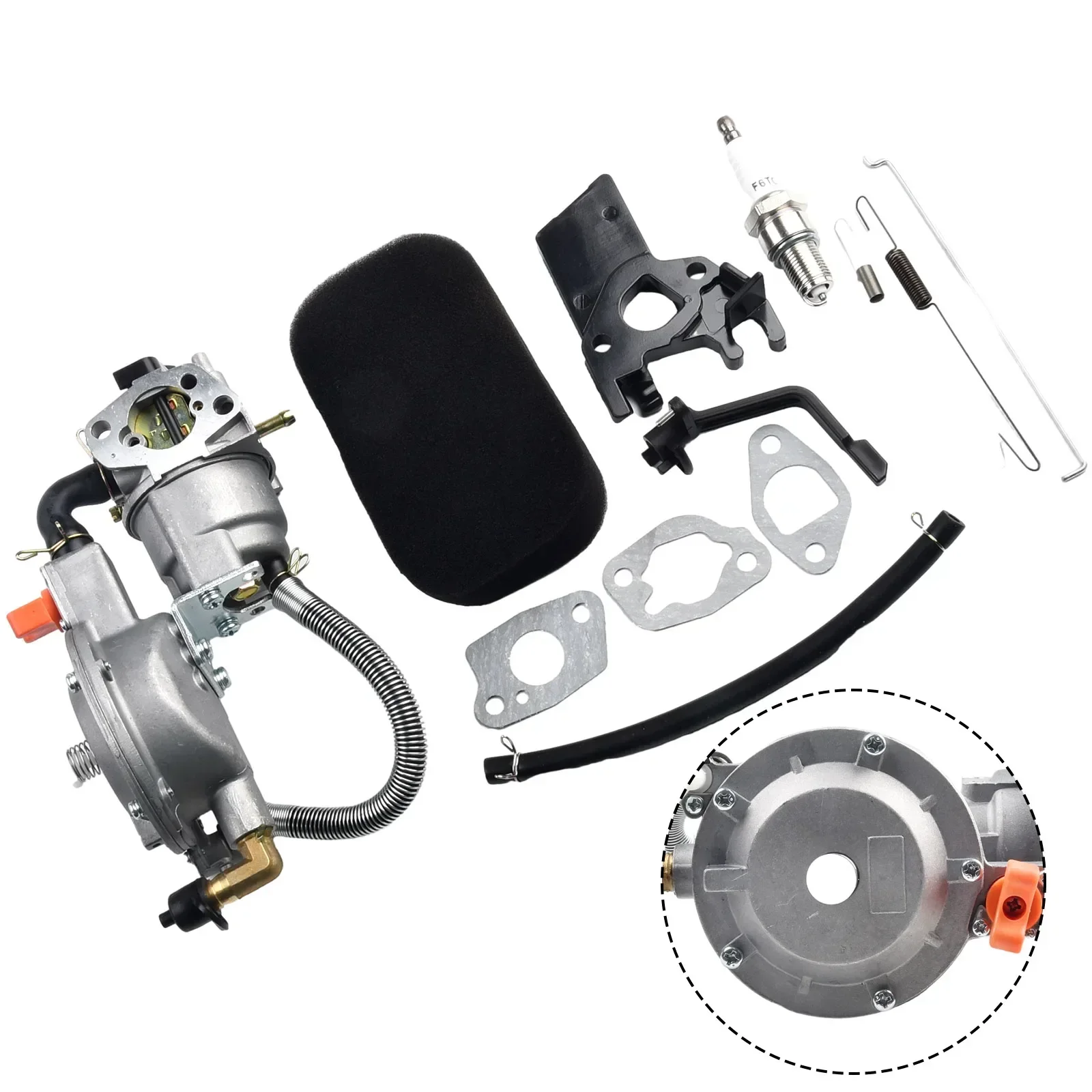 Dual Fuel Carburetor Switch Handle Dual Fuel Carburetor Kit Spring Adjustment Tool For U-S Propane Generators Insulator New