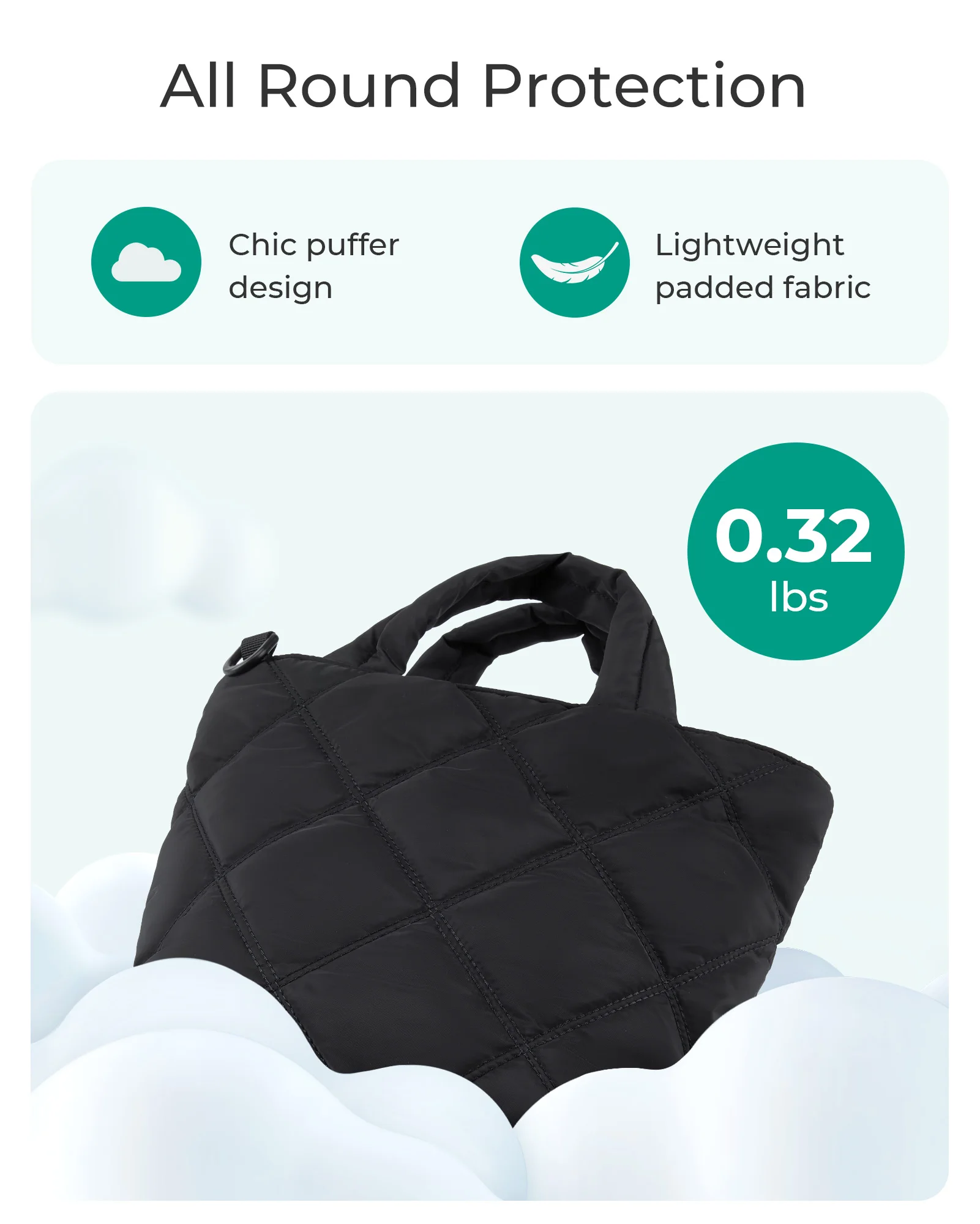Puffy Quilted Mini Tote 5