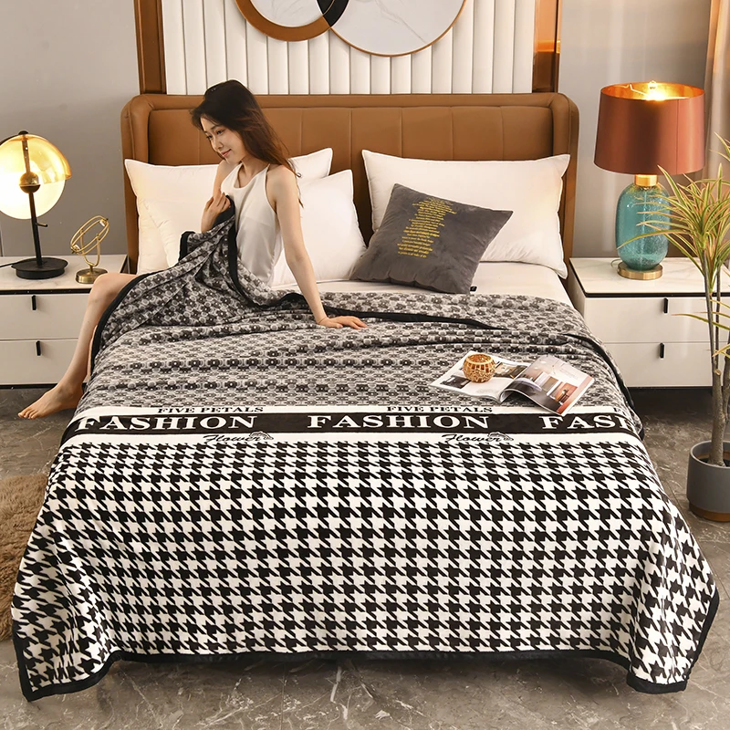 

Skin friendly warm blanket Four Seasons blanket Thickened cloud marten blanket MT0037