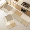 Kitchen Floor Mat Non-slip Leather Carpet Pvc Mats Waterproof Oil-proof Rug Long Strip Home decoration שטיח למטבח 주방바닥매트 2