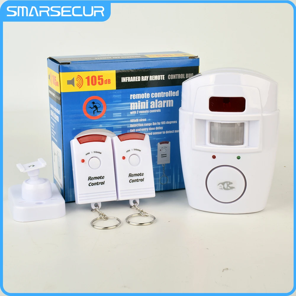 Home-Smart-Wireless-Home-Security-PIR-Alert-Infrared-Sensor-Alarm ...