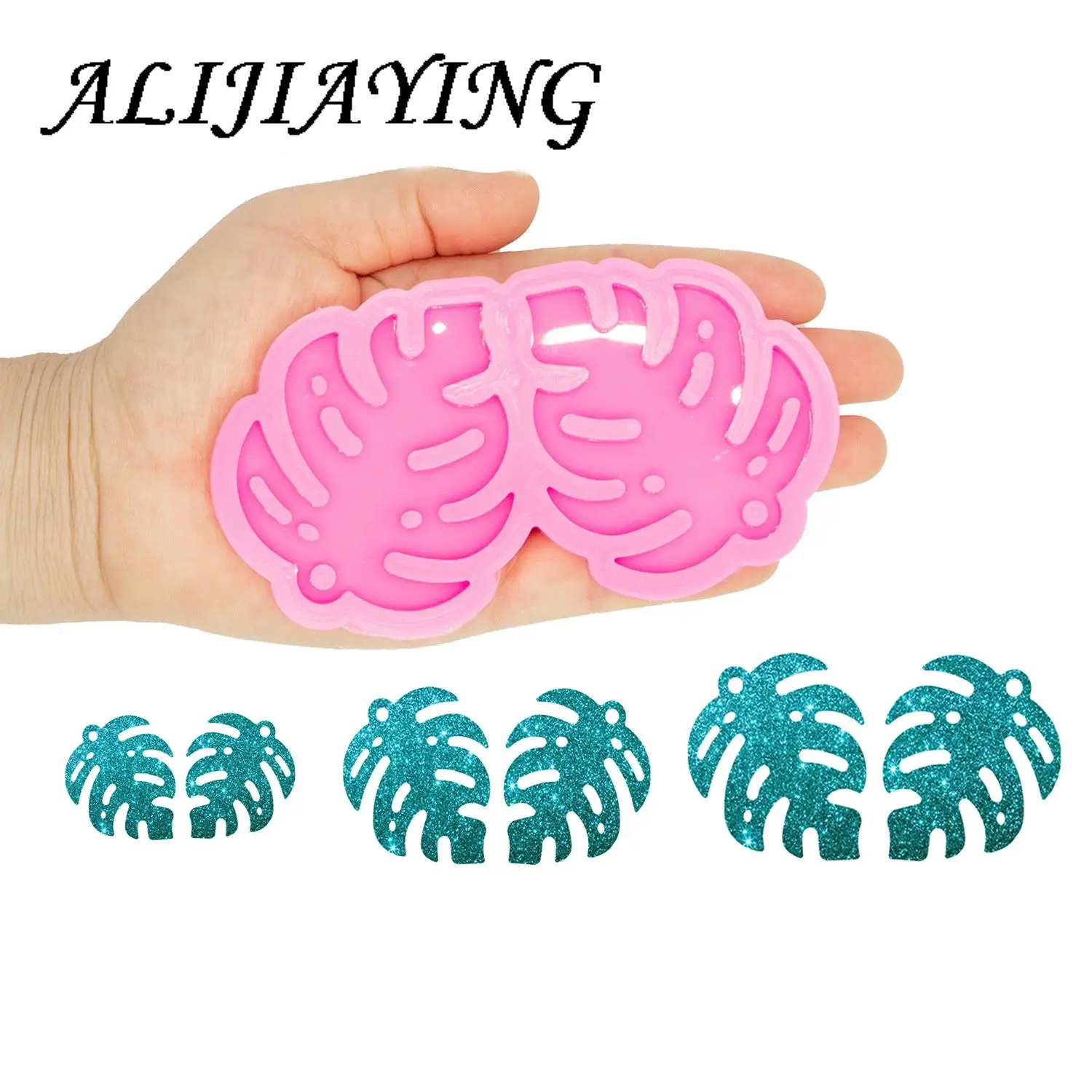 Palm Tree & Leaf Silicone Molds for DIY Resin Jewelry Crafting