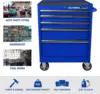 5-Drawer Tool Chest 27-Inch Rolling Metal Tool Storage Cabinet with Casters Locking System Drawer Liner 600 lbs Load Capacity 6