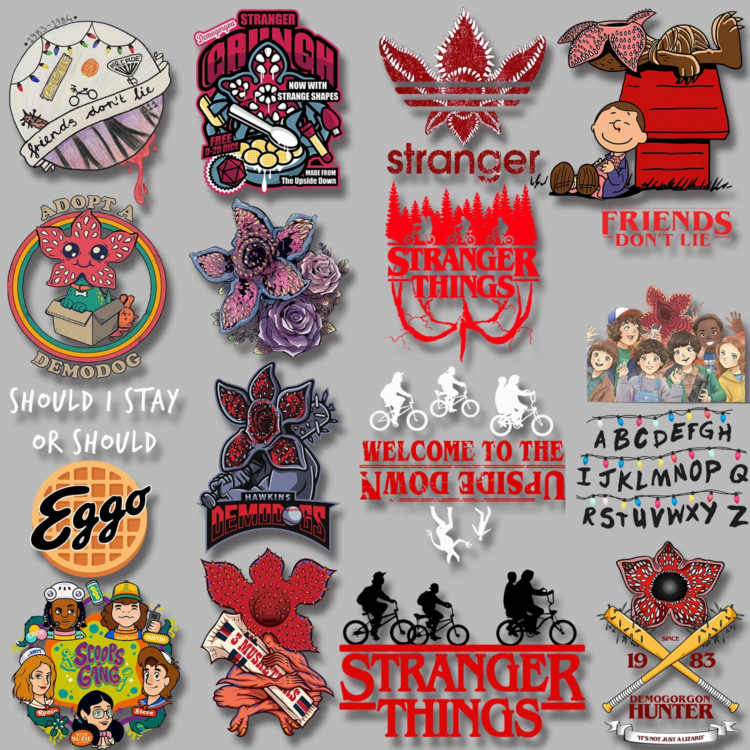 Stranger Things Dessin Facile Logo Autocollants De Dessin Animé Stranger Things, Étiquette De Lettre "friends  Don Not Lie", Transferts À Repasser Pour Vêtements, Facile À Utiliser,  Décoration Diy Bricolage - Patches À Coudre - AliExpress