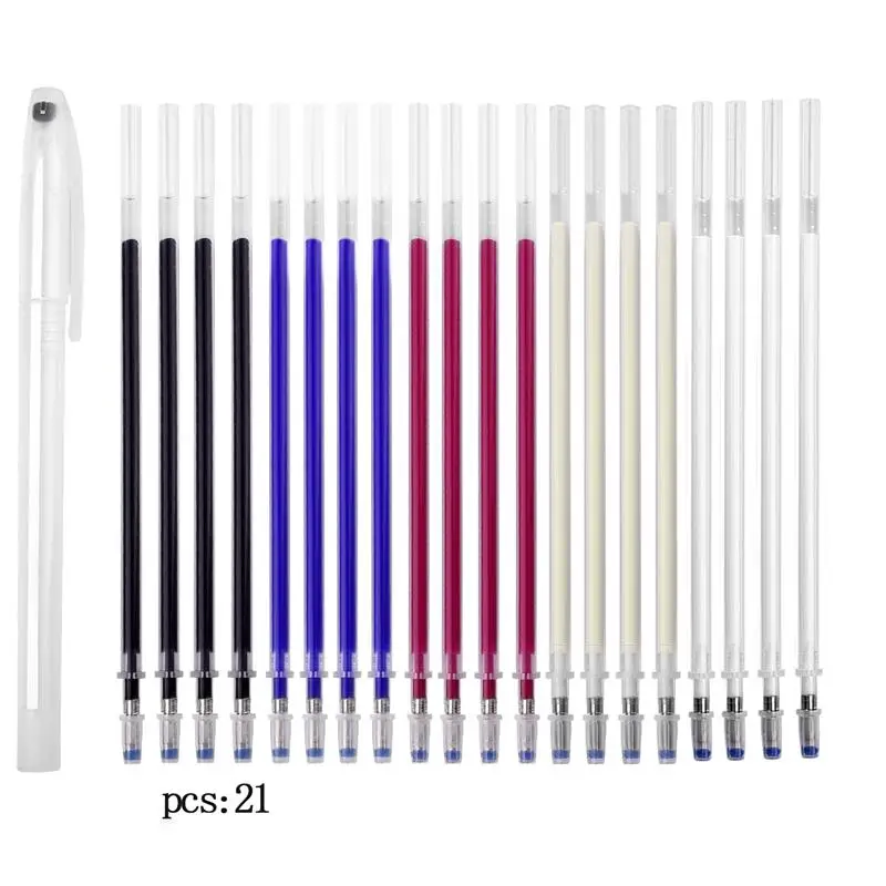 Rotulador mágico borrable por calor, rotuladores de tela que desaparecen con la temperatura, marcado de líneas, accesorios de costura artesanal, 10/20 unidades por juego