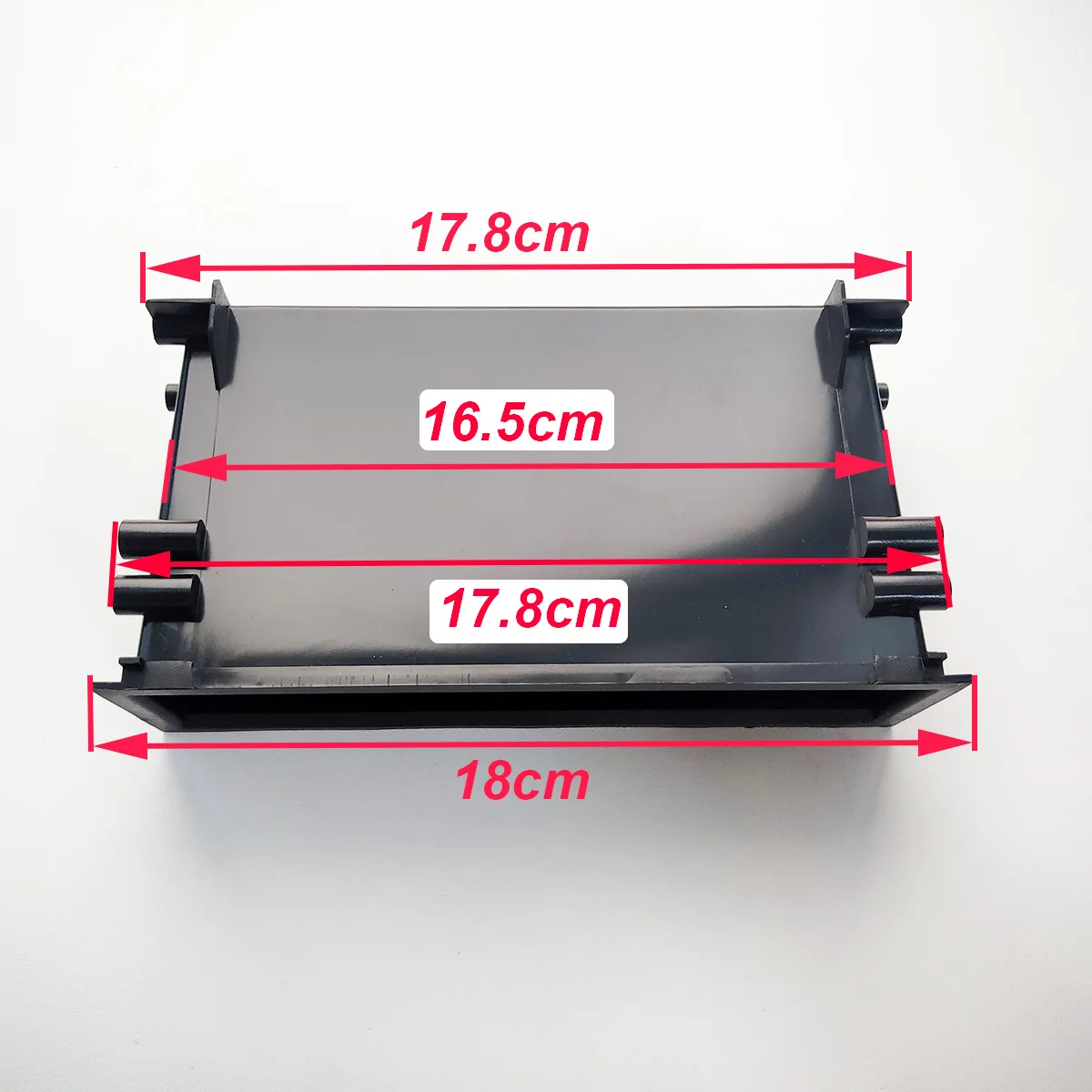 1 Din Radio Frame Car CD Box Dash Trim Pocket For Toyota