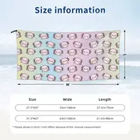 Cute Axolotl Backpack Beach Towel Soft Microfiber Quick Dry Absorbent Quick Towels For Swimming 2