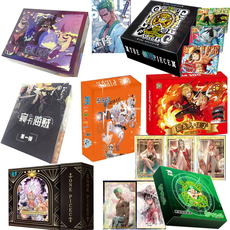 

Anime One Piece Card English Version Nami Luffy TCG SR Rare Trading Collections Card Game Collectibles Battle Child Gift Toy