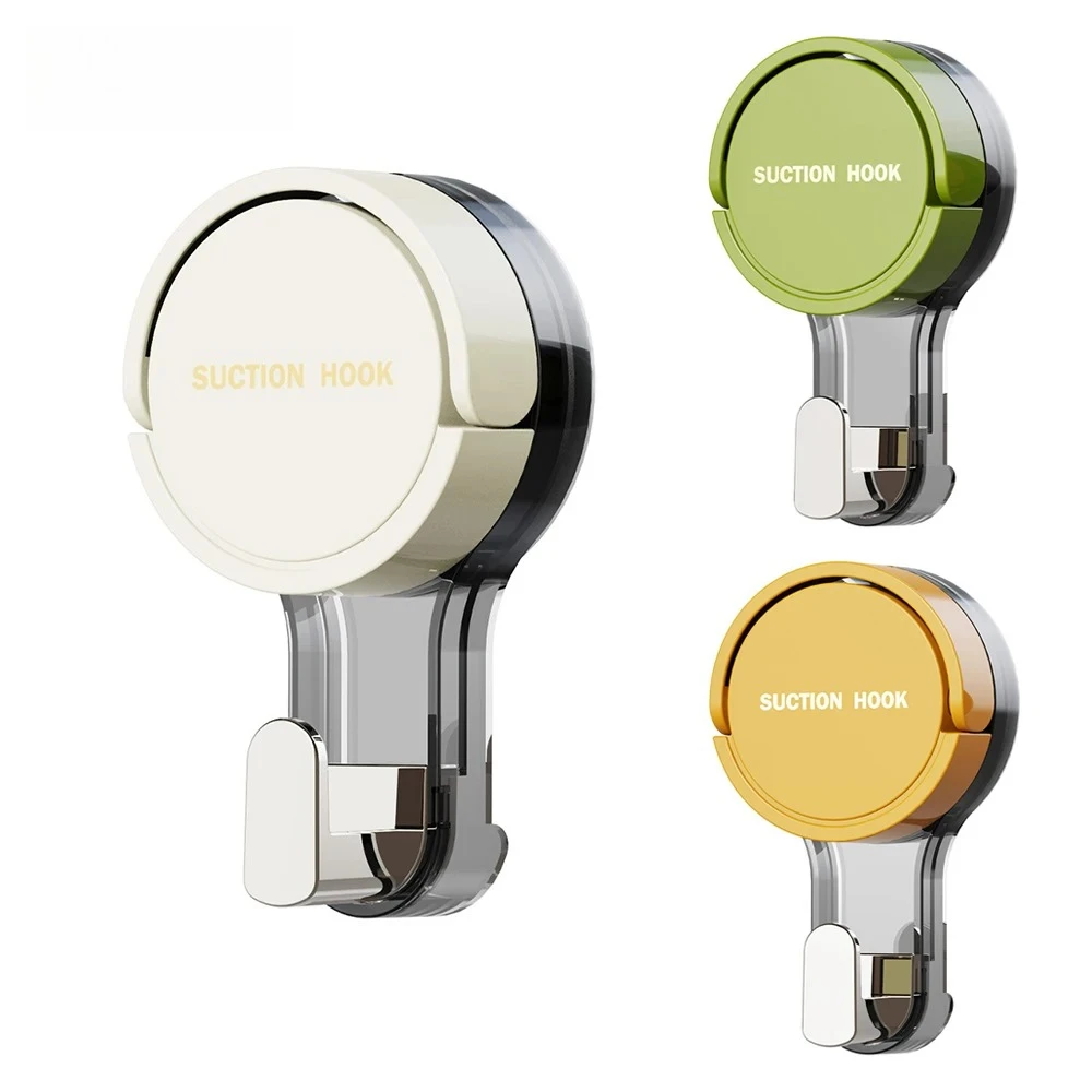 Vacuum Suction Hooks Traceless No-Drilling Adhesive for Home Bathroom Kitchen Door Back Toilet Area Purpose Strong Hold