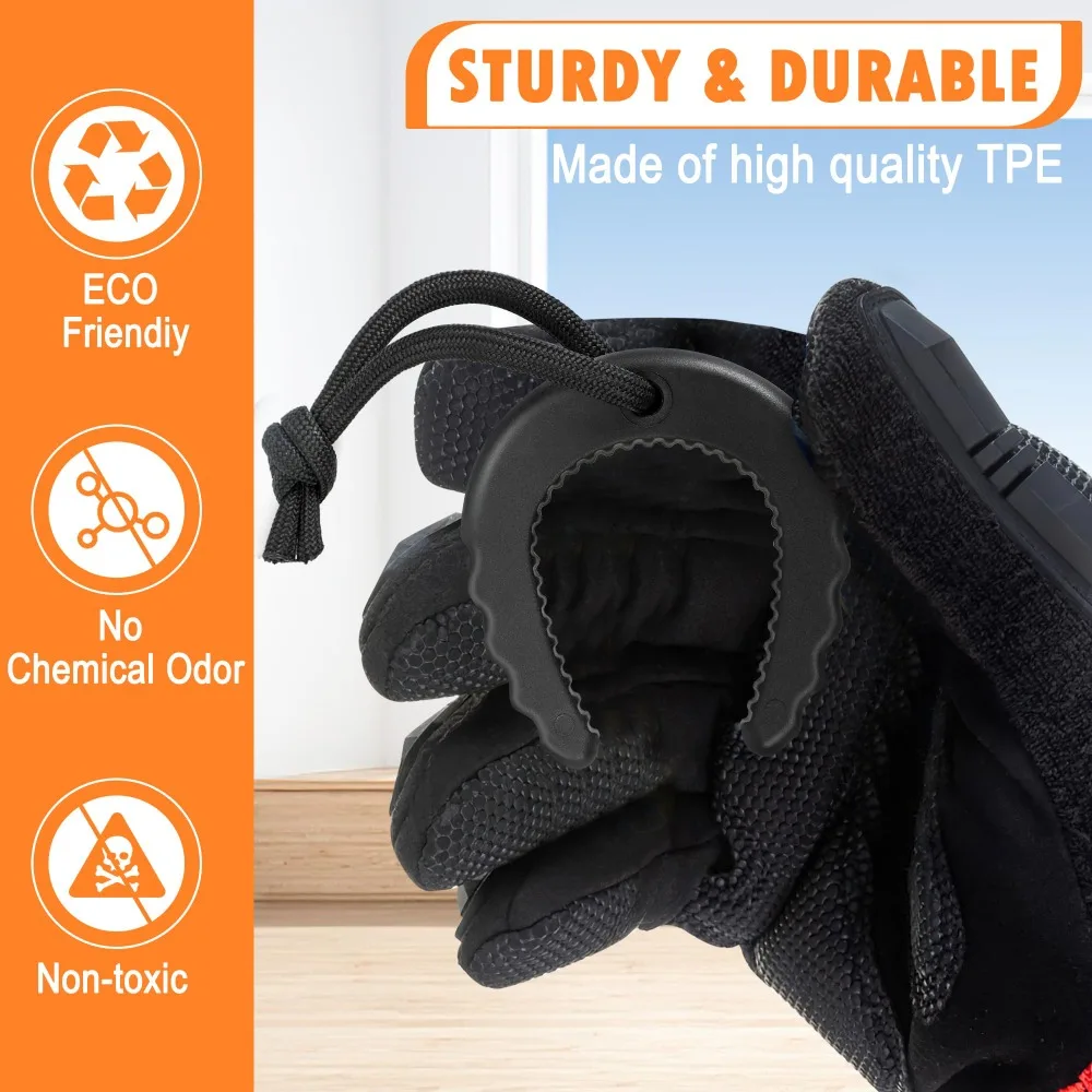 Rubber Door Stop Easy to Use Rubber Door Jam Firefighter Gear Wedge Firefighter Wedge Door Stop Alarm