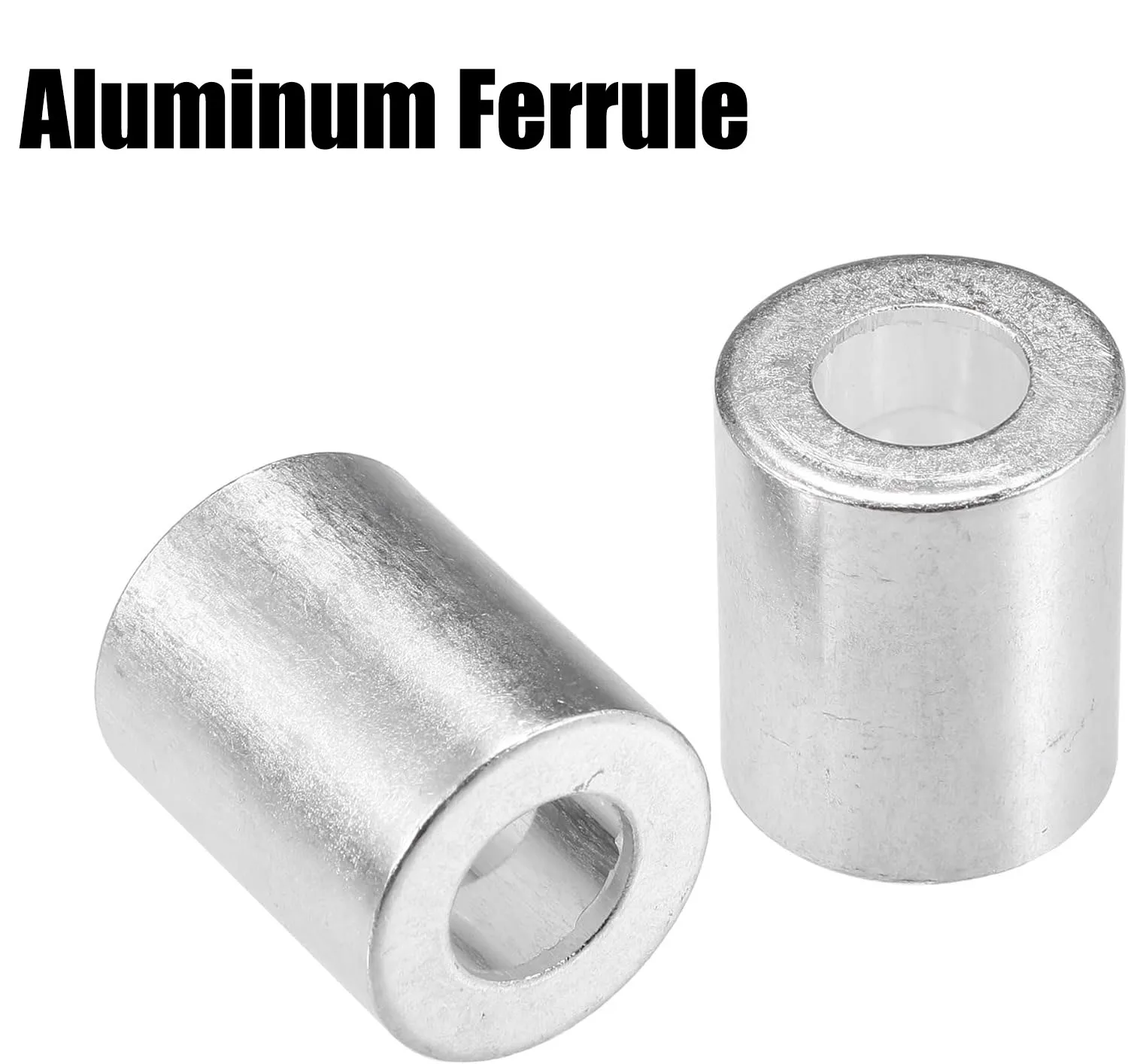 R134A/R12 Aluminum Crimp Ferrule for Auto A/C Air Conditioning Standard/Reduced Barrier Refrigerant Hose Sleeves 5pcs/pack wire crimping tools