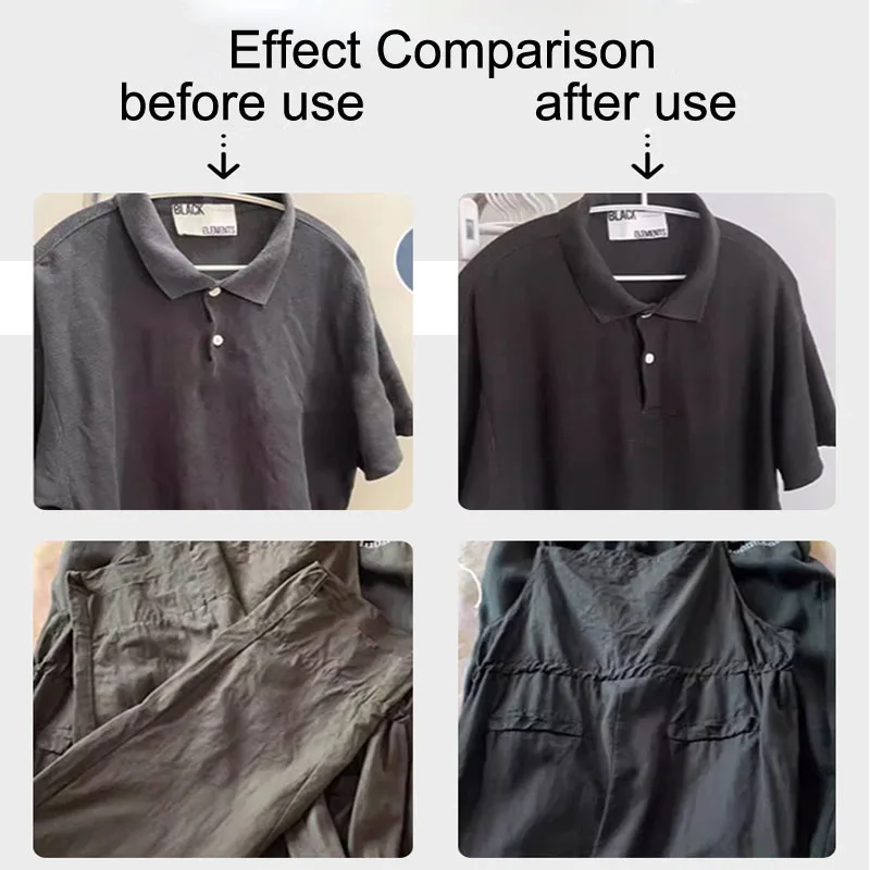 Black Clothing Color Restorer Sheet Black Trouser Clothes Laundry Tablet Restore Color Laundry Paper for Washing Machine laundry tablets